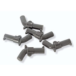 New 5 Lego Gray Hand Guns- Minifig Revolver Pistol Weapon- Indiana Jon