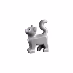 Lego Harry Potter x1 Light Gray Cat City Kitten Animal Girl Boy Minifigure NEW