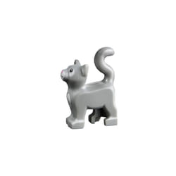 Lego Harry Potter x1 Light Gray Cat City Kitten Animal Girl Boy Minifigure NEW