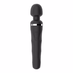 Lovense Domi 2, Wand vibrator, Clitoral stimulation, Black, Silicone, Ambidextrous, Buttons
