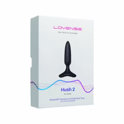 Lovense Hush 2 Butt plug Black Silicon 1 pc(s)
