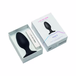 Lovense Hush 2 Butt plug Black 1 pc(s)