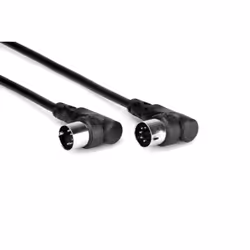 Hosa Technology MID-310RR, DIN (5-pin), Male, DIN (5-pin), Male, 3 m, Black