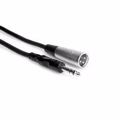 Hosa Technology STX-102M, 3.5mm TRS, Male, XLR (3-pin), Male, 0.6 m, Black