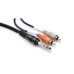 Hosa Technology TRS-202 audio cable 2 m 6.35mm 2 x RCA Multicolour