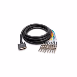 Hosa Technology DTP-802, 8 x 6.35mm TRS, Male, Male, Oxygen-Free Copper (OFC), 2 m, Black