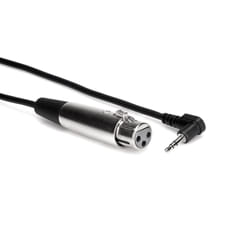 Hosa Technology XVM-110F audio cable 3 m XLR (3-pin) 3.5mm TRS Black