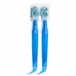 Crest Scope | Mini Brushes-Disposable Toothbrushes with Toothpaste and Pick for Work or Travel (12count  6 Pack (12 Brushes))