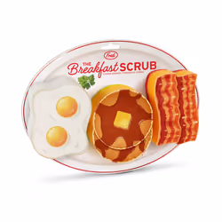 Genuine Fred Breakfast Scrub Sponges  Set of 3  Assorted Styles