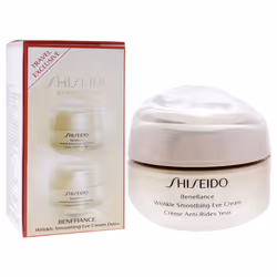 Benefiance Wrinkle Smoothing Eye Cream Duo by Shiseido for Women - 2 x 0.51 oz Cream