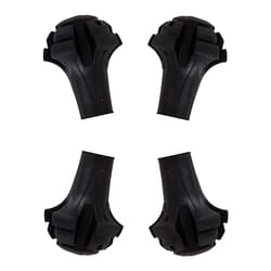 Round Wide Four Pack Hiking Poles Replacement Feet Paws/Ferrules/Caps - Extra Durable - Fits All Trekking and Walking Poles - Choice of Round or Taper