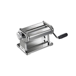 Marcato 8340 Atlas Pasta Dough Roller  Made in Italy  Includes 150-Millimeter Roller with Hand Crank and Instructions  Silver