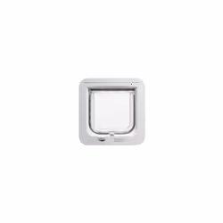 SureFlap - Sure Petcare Microchip Cat Flap, White, Scans Pet's ID on Entry, Check Your Cat's Size,Flap Opening is 4 3/4 (H) ...