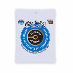 Martin Authentic Acoustic guitar Strings - 3 Pack - Superior Performance 928 Medium