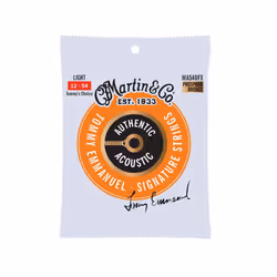Martin Guitar Authentic Acoustic Flexible Core Tommys Choice MA540FX 92/8 Phosphor Bronze Light Guitar Strings