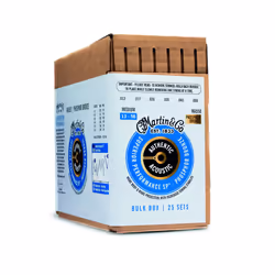 Martin Authentic Acoustic Guitar Strings Superior Performance Medium 13-56 92/8 Phosphor Bronze 25 Sets