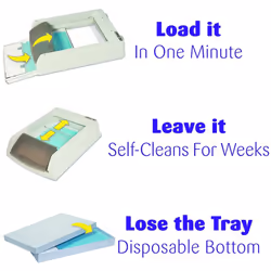 PetSafe ScoopFree Replacement Blue Crystal Litter Tray Box Refill, 99% Dust-Free