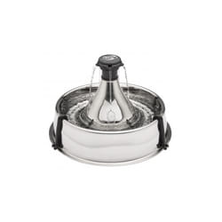 drinking fountain Drinkwell 3,8 litres stainless steel silver 3-part