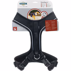PetSafe EasySport Harness, Medium, Black, Adjustable, Control, Padded for small/ medium/ large dogs
