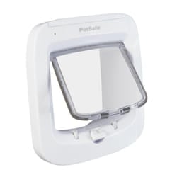 PetSafe Microchip Cat Flap White Easy Program Kitten Gate Door PPA19-16145