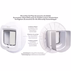 PetSafe Microchip Cat Flap Installation Adaptor, Easy Install, Glass Door and Walls