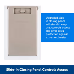 PetSafe Extreme Weather Aluminum Pet Door - Most Energy Efficient Pet