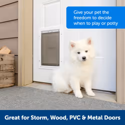 PetSafe Extreme Weather Aluminum Pet Door - Most Energy Efficient Pet