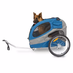 PetSafe Dog Bike Trailer Happy Ride L Blue Pet Stroller Cat Dog Bike Tailer