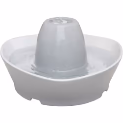 PetSafe Streamside Ceramic Pet Fountain, 1.8-litre water capacity, whisper-quiet design, filtered water, encourages pets to d ...