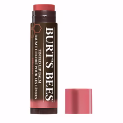 Burt's Bees 100 Percent Natural Tinted Lip Balm, Hibiscus with Shea Butter and Botanical Waxes, 4.25 g