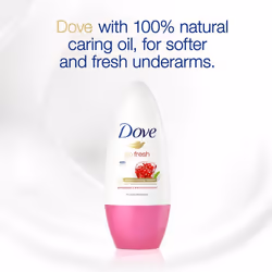 Dove Go Fresh Roll-On Deodorant with Pomegranate and Lemon-Verbena Sce