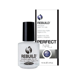 Rebuild Perfect Nail Nail Treatment | Strengthening Nail Treatment & Nail Hardener, Nail Base Coat Nail Strengthener for Damaged Nails | Nail Repair