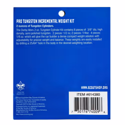 Pinewood Derby Tungsten Weight Kit
