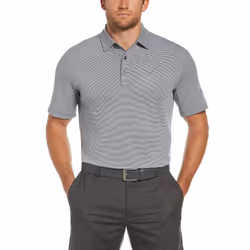 Callaway Men's Pro Spin Fine Line Short Sleeve Golf Shirt (Size X-Small-4X Big & Tall)  Asphalt  Large
