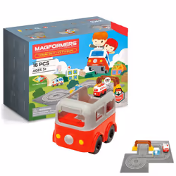 Magformers 717010, Car & racing, 3 yr(s), AA, Multicolour, Metal, Plastic
