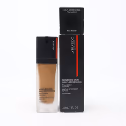 Shiseido Synchro Skin Self-Refreshing Foundation  1.0oz/30ml New With Box - 440 Amber