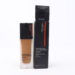 Shiseido Synchro Skin Self-Refreshing Foundation 1.0oz/30ml New With Box - 450 Copper
