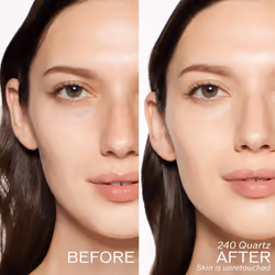 Shiseido RevitalEssence Skin Glow Foundation SPF 30  240 Quartz - Buildable  Medium Coverage - 24-HR Hydration & 12-HR Wear - Transfer  Crease & Fade
