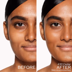 Shiseido RevitalEssence Skin Glow Foundation SPF 30  430 Cedar - Buildable  Medium Coverage - 24-HR Hydration & 12-HR Wear - Transfer  Crease & Fade R