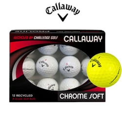 Callaway Chrome Soft GOLF BALLS Recycled GRADE A - Chrome Soft - White