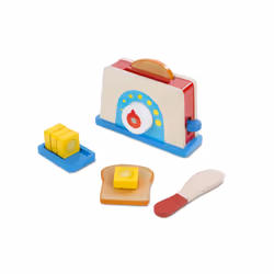 Melissa & Doug Bread & Butter Toaster Set (9 pcs)