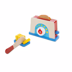 Melissa & Doug Bread & Butter Toaster Set (9 pcs)