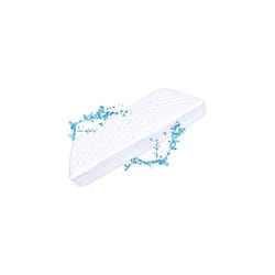 Pack N Play Mattress Protector Pad - Waterproof & Noiseless  Ultra-Soft Breathable Mattress Cover for Pack and Plays  Playards and Mini Cribs  Highly