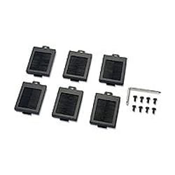 APC NetShelter Cable Management, Mounting Rail Brush Strips, Set of 6, for NetShelter SX 750 mm Wide, Black, 76 x 114 x 13 mm