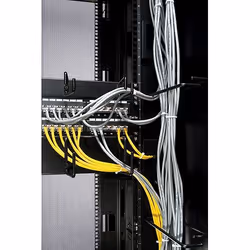 APC NetShelter Cable Management, Mounting Rail Brush Strips, Set of 6, for NetShelter SX 750 mm Wide, Black, 76 x 114 x 13 mm