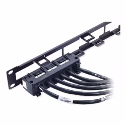 APC 60ft Cat6 UTP, 6x RJ-45 - 6x RJ-45 networking cable Black 18.29 m U/UTP (UTP) - Additional view 8
