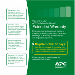 APC Warranty extension service pack, for new product purchase, 3yr, level 05, 3 year(s), 24x7