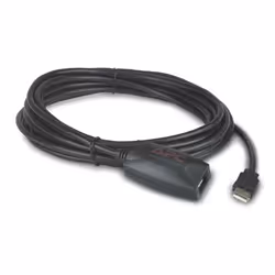 APC NetBotz USB Latching Repeater Cable, LSZH - 5m, 5.00 m, USB A, USB A, Male/Female, Black