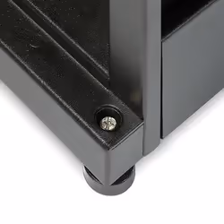 APC NetShelter SX, Networking Rack Enclosure, 42U, Black, 1991H x 750W x 1070D mm with Casters, Feet, Vertical Cable Managers, Side Panels - Additional view 4