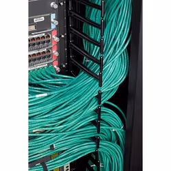 APC NetShelter SX, Networking Rack Enclosure, 42U, Black, 1991H x 750W x 1070D mm with Casters, Feet, Vertical Cable Managers, Side Panels - Additional view 6